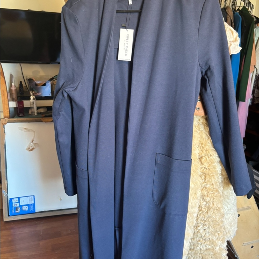 Ripley Rader trench coat Navy Long Coat